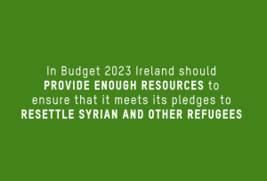 budget 2023 ask refugee resources