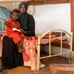 35-year-old Nadia Zahad, a refugee from the Sudan war, recounts how she lost her entire family to the conflict.